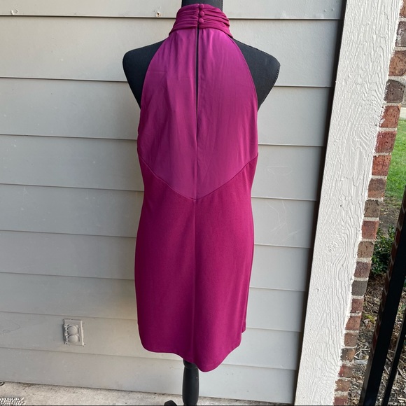 Rachel Zoe High Neck Shiley Dress (Boysenberry, 8) - Picture 4 of 14
